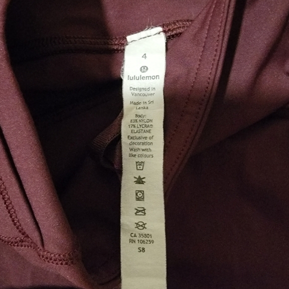 Lululemon Leggings Size 4 - Picture 2 of 8